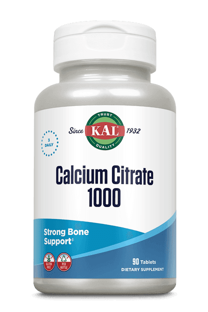  CLEARANCE: KAL Calcium Citrate 1000 90ct EXP 02/2026 