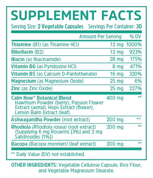  ZHOU Calm Now 60 Capsules 