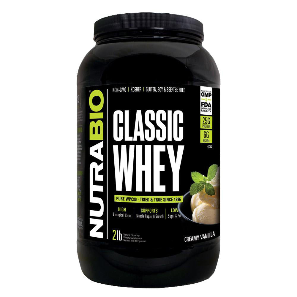  NutraBio Classic Whey Protein 2lb 