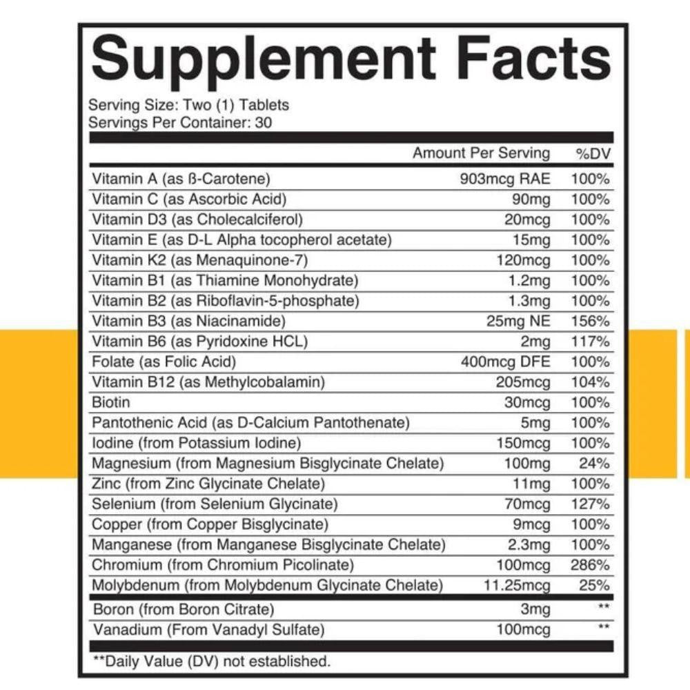 Condemned Labratoriez Condemned Labz Multivitamin 60 Tablets 