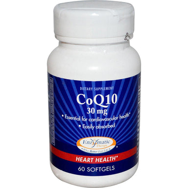  Enzymatic Therapy Co Q10 30mg 60 Softgels 