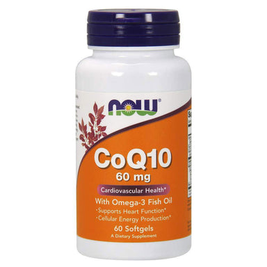  Now Foods CoQ10 60mg 60 Softgels 