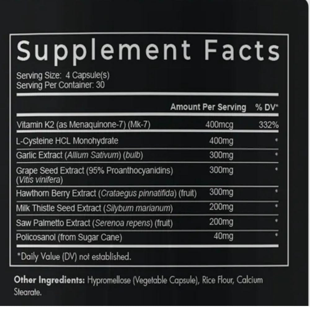  Enhanced Liver, Heart & Kidney 120 Capsules 