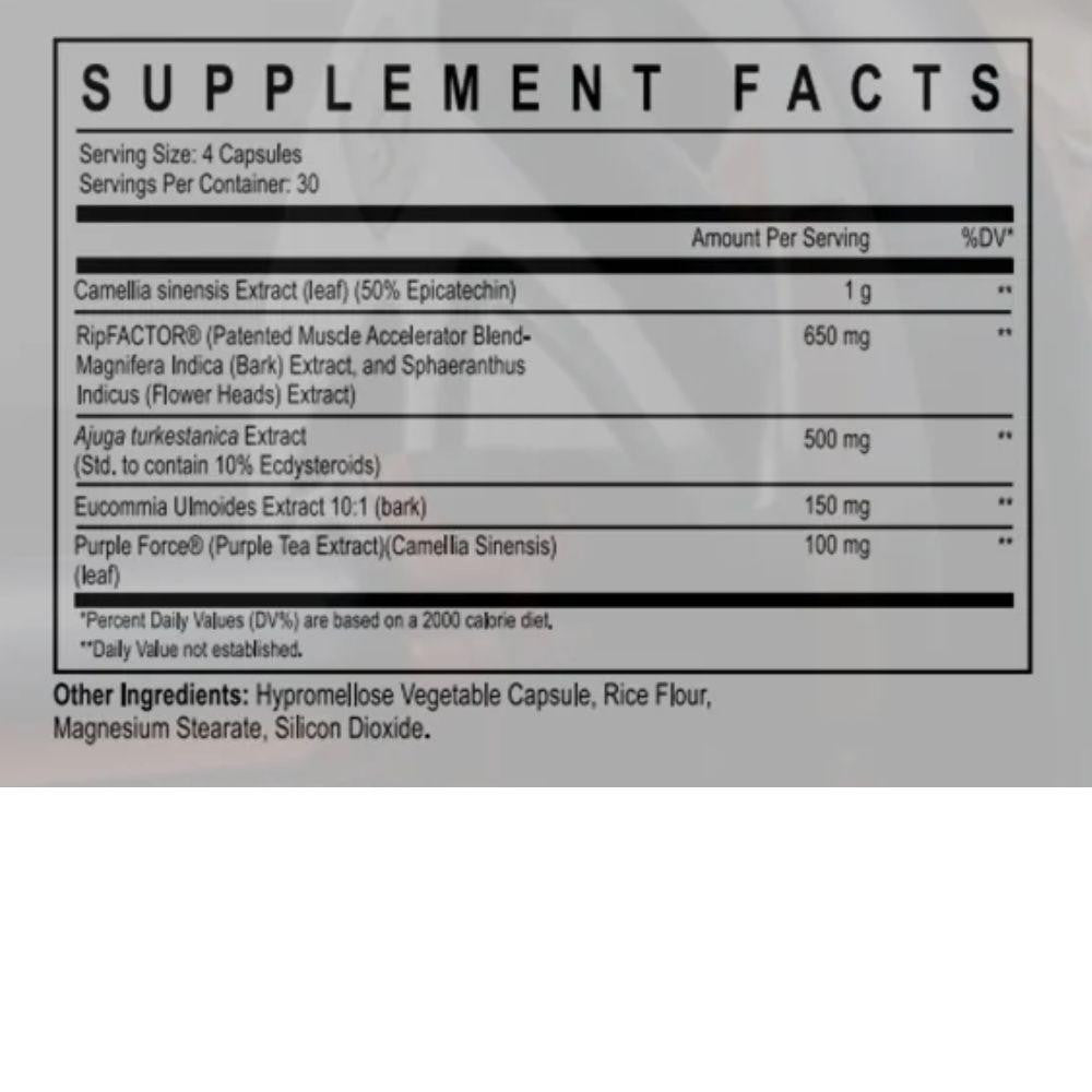  Enhanced Muscle Pro 120 Capsules 