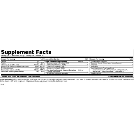 Universal Animal Flex Powder (Orange) 30 Servings 