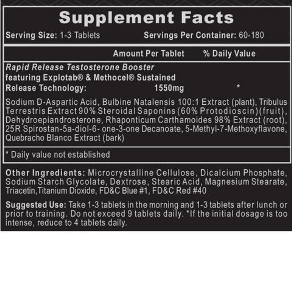  Hi-Tech Pharmaceuticals Bulasterone 180 Tablets 