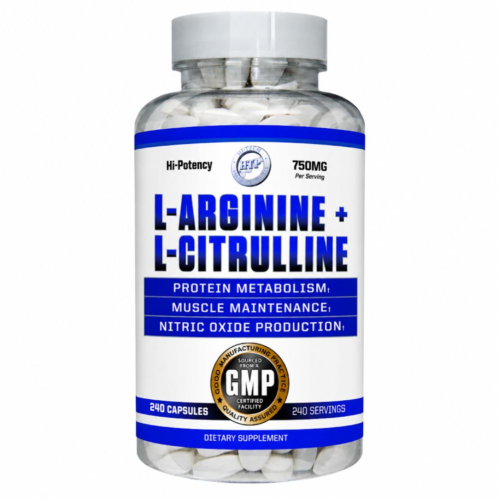 Hi-Tech Pharmaceuticals L-Arginine + Citrulline 240 Capsules