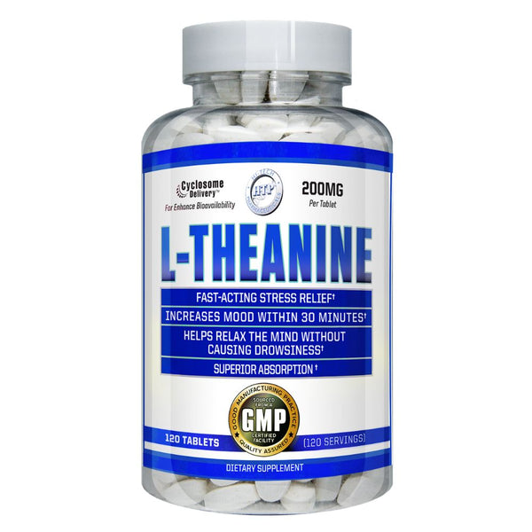 Hi-Tech Pharmaceuticals L-Theanine 120 Tablets – Best Price Nutrition