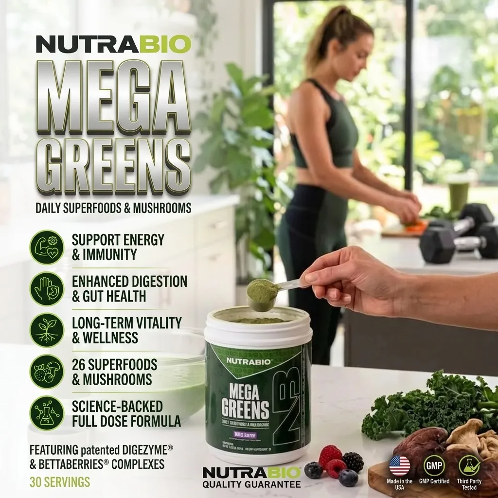 Nutrabio Mega Greens 30 Servings