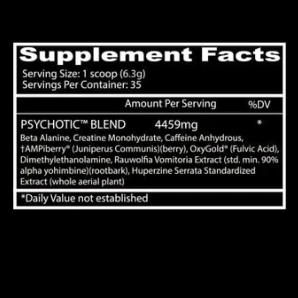  Insane Labz Psychotic 35 Servings 