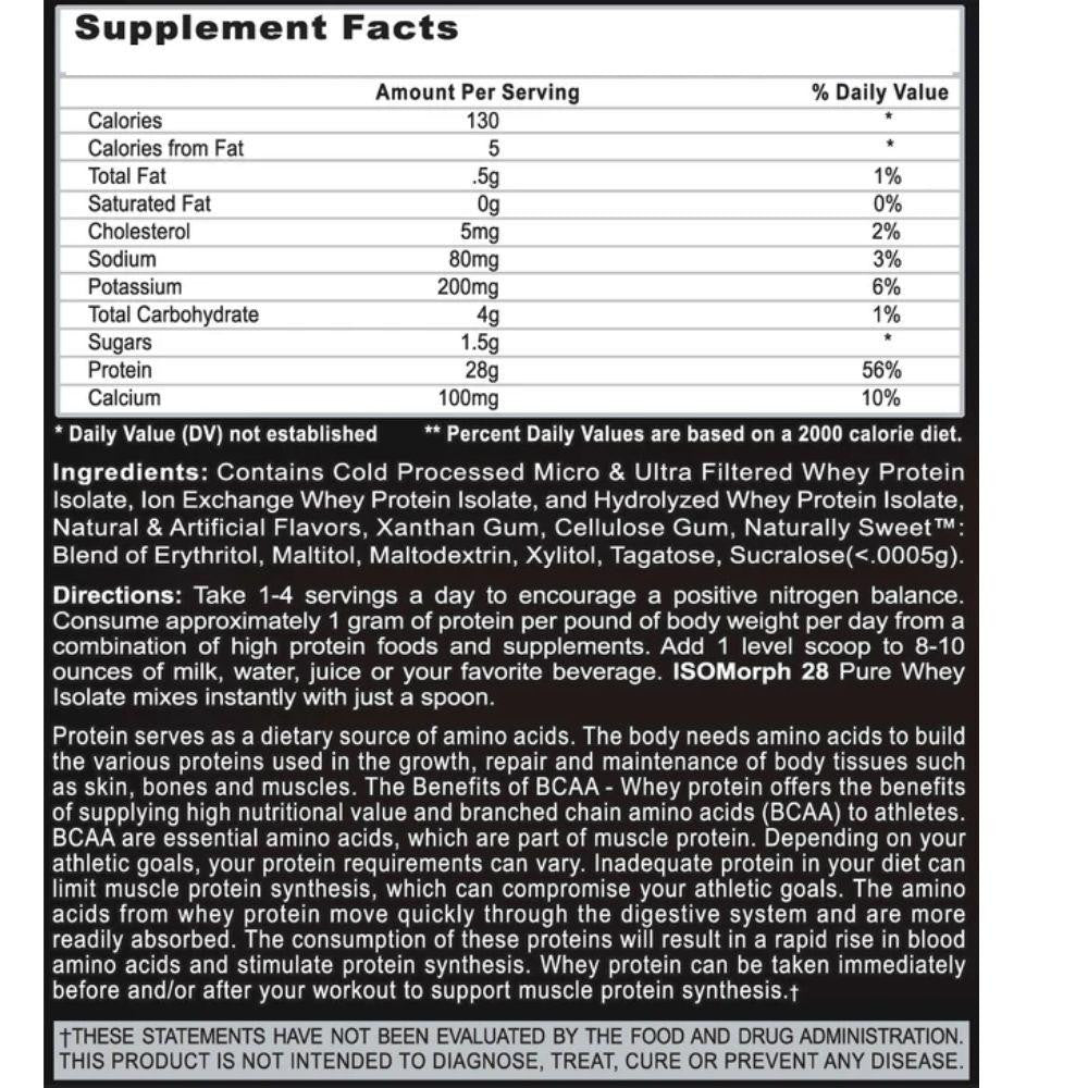  FREE 1lb Isomorph Promotion (Flavor Given will Vary) (Temporary Product) 