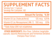  ZHOU Vitamin D3 + K2 60 Capsules 