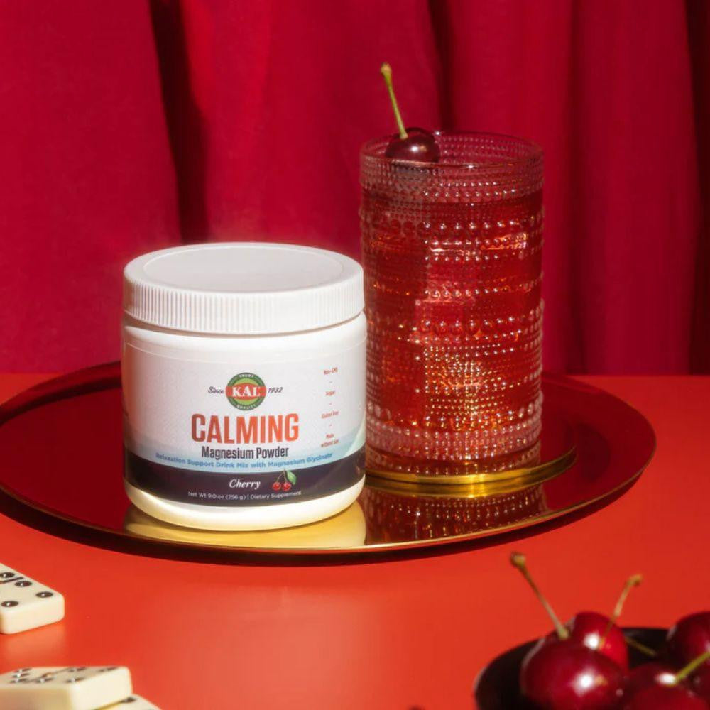 Kal KAL Calming Magnesium Powder Cherry 40 Servings 