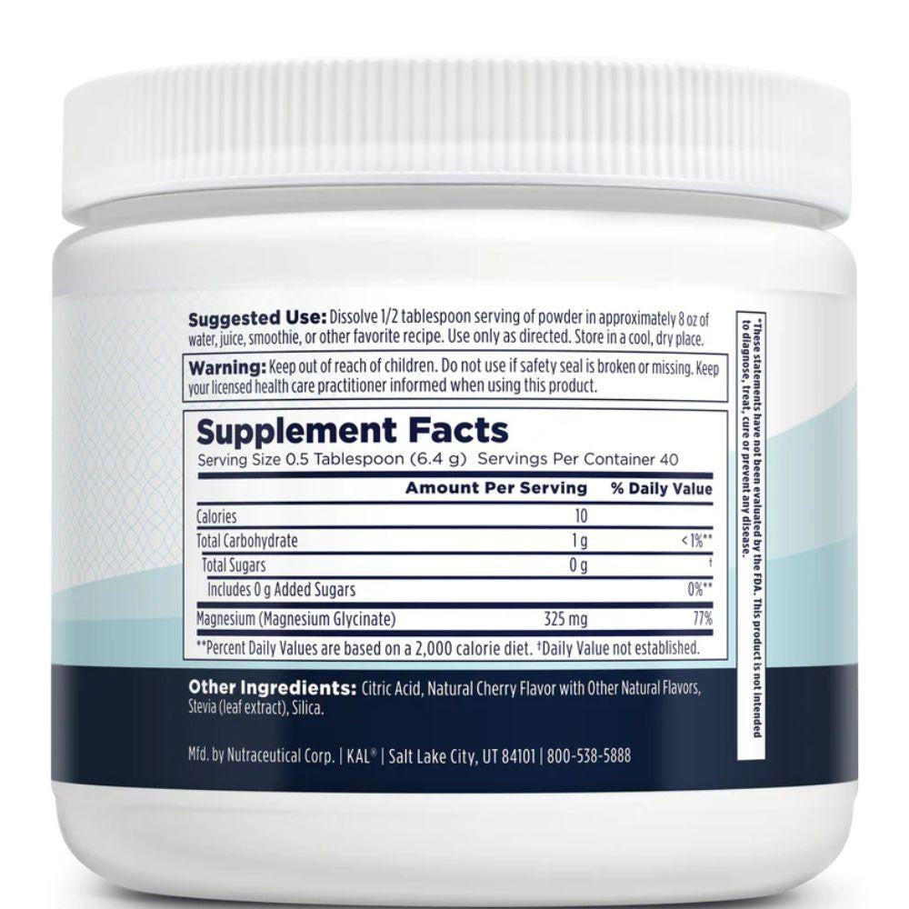 Kal KAL Calming Magnesium Powder Cherry 40 Servings 