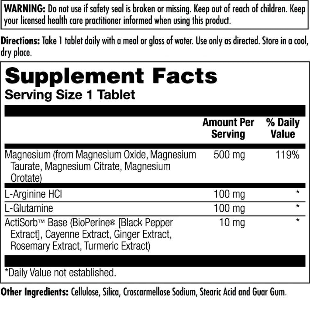 Kal KAL Magnesium 500mg 60 Tablets 