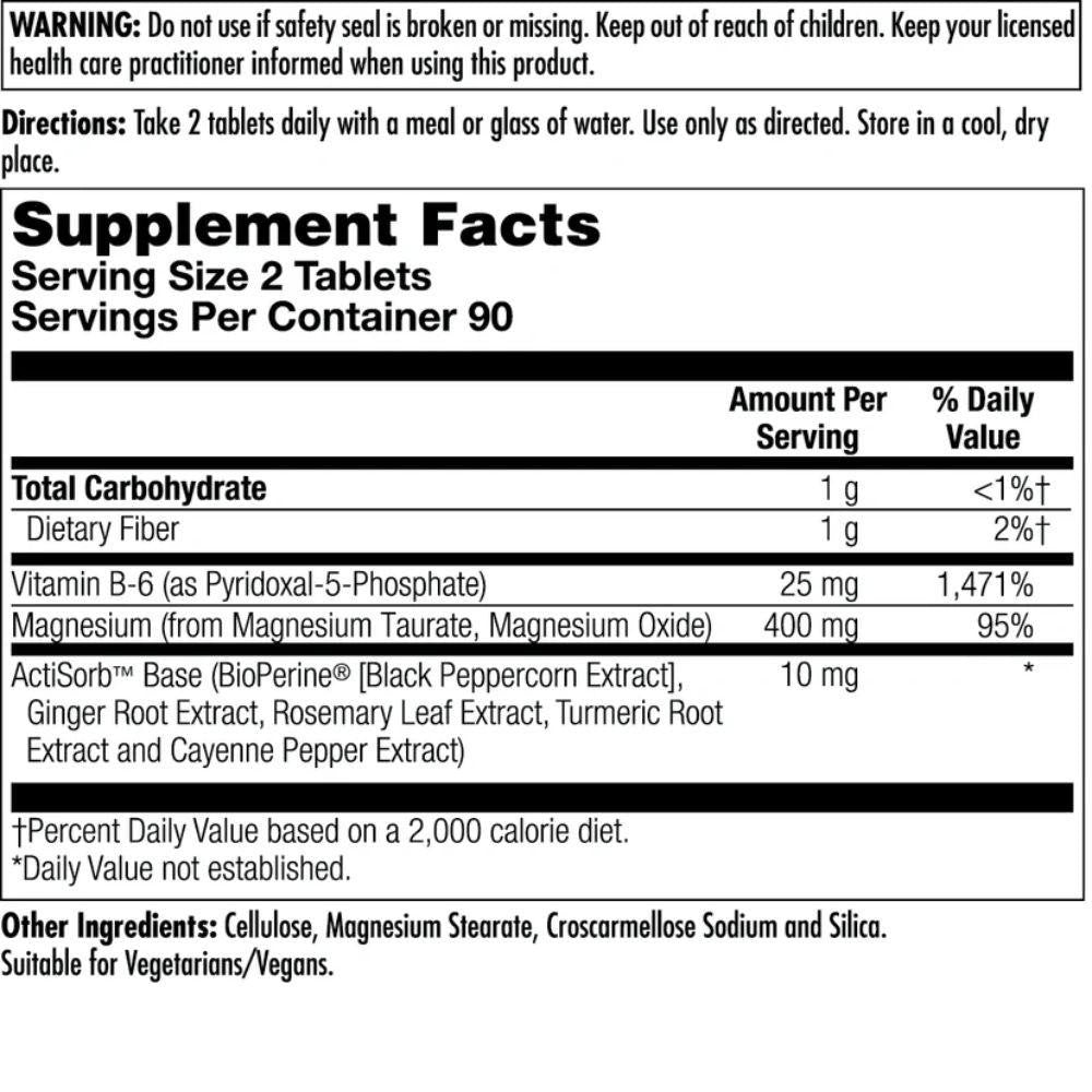 Kal KAL Magnesium Taurate+ 180 Tablets 