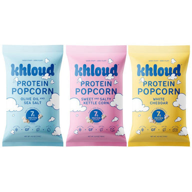  Khloud Protein Popcorn 4oz 12 Bags 