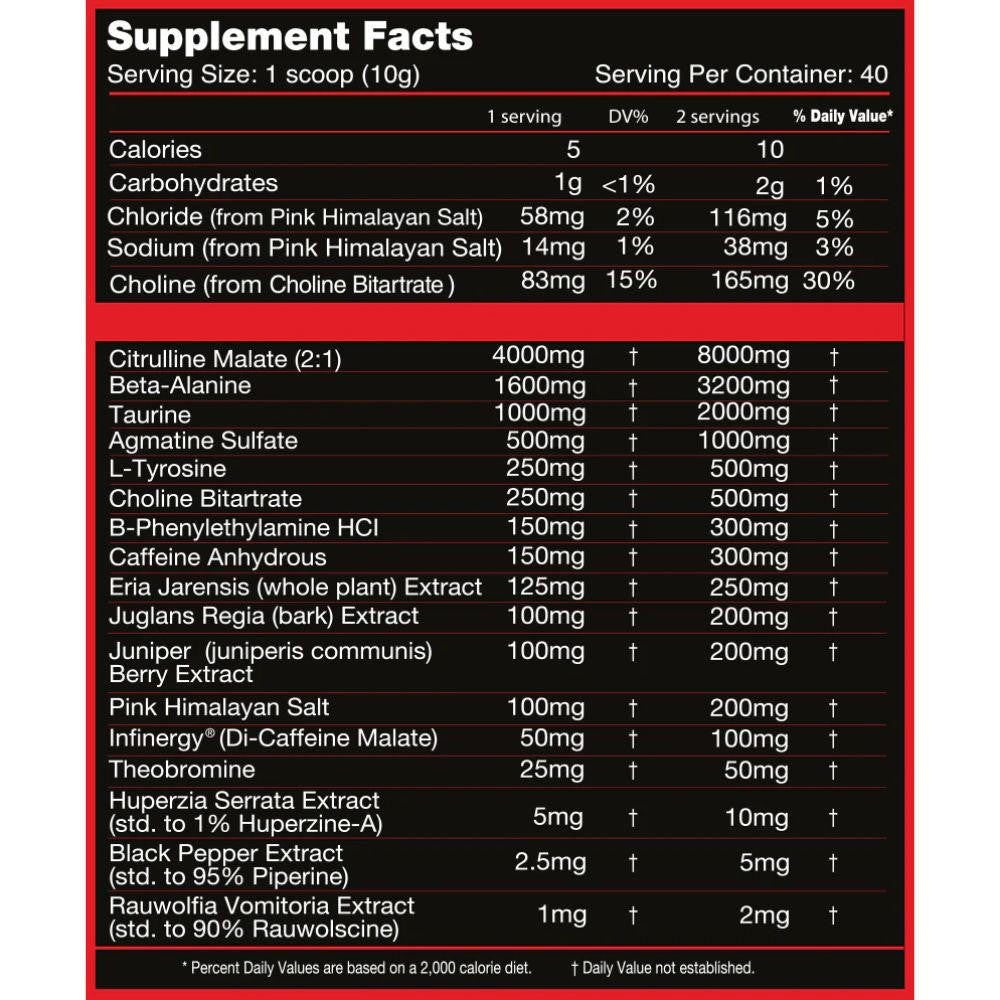  Killer Labz First Degree Pre Workout 20 Servings 