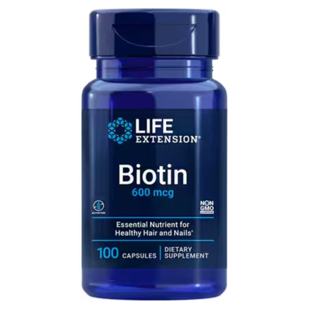 Life Extension Biotin 600 mcg 100 Caps 