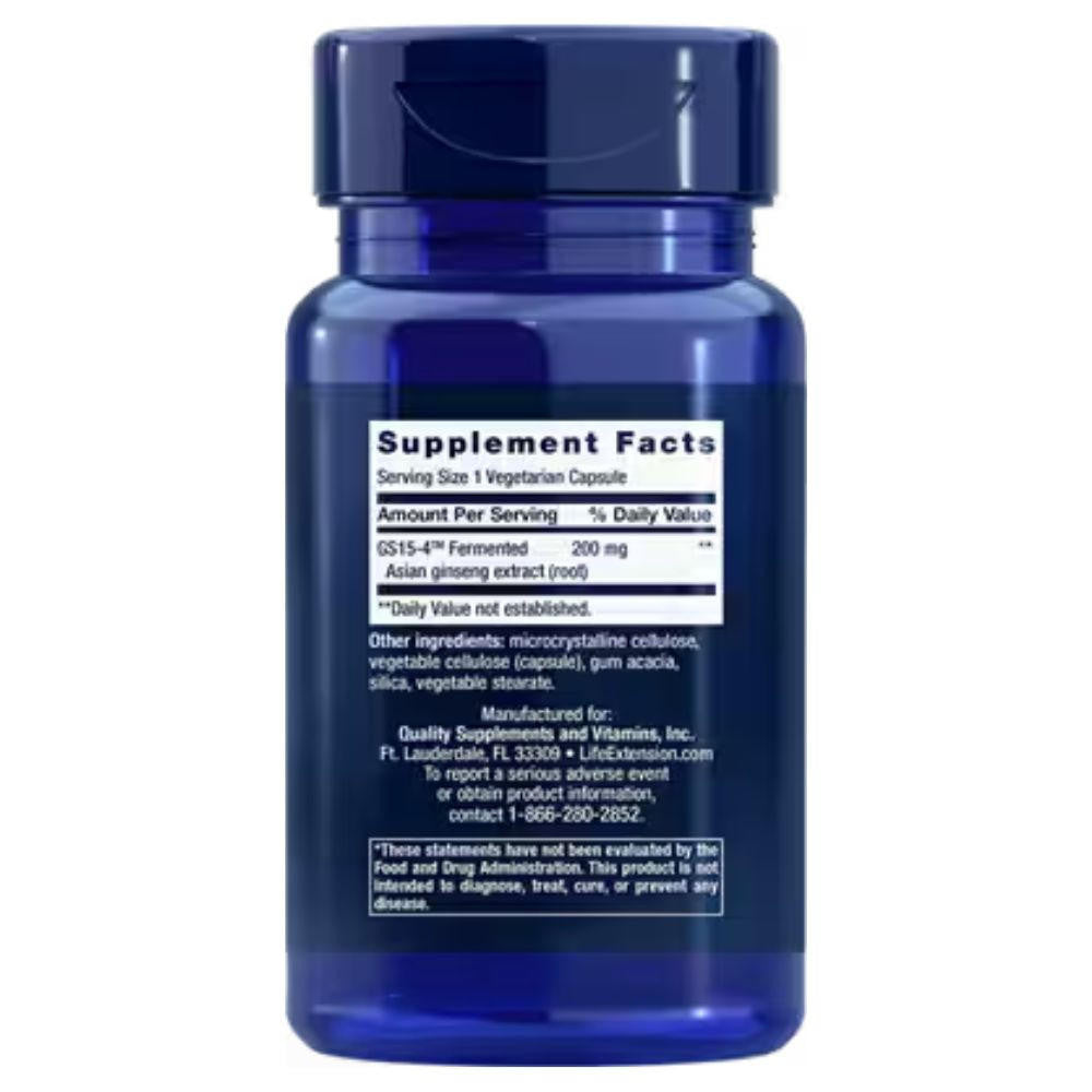  Life Extension Ginseng Energy Boost 30 Vege Caps 