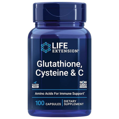  Life Extension Glutathione, Cysteine & C 100 Capsules 