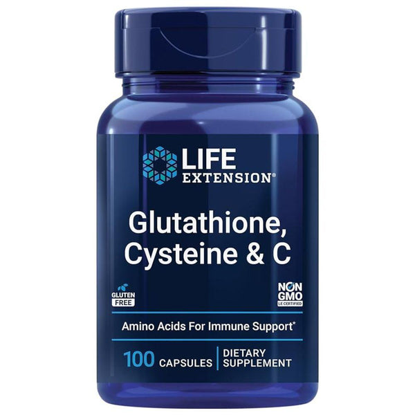 Life Extension Glutathione, Cysteine & C 100 Capsules – Best Price Nutrition