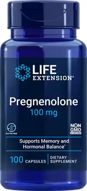  Life Extension Pregnenolone 100 mg 100 Capsules 