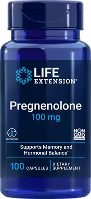  Life Extension Pregnenolone 100 mg 100 Capsules 