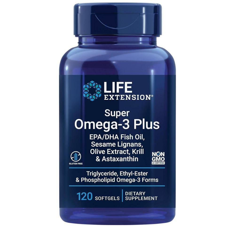  Life Extension Super Omega-3 Plus 120 Softgels 