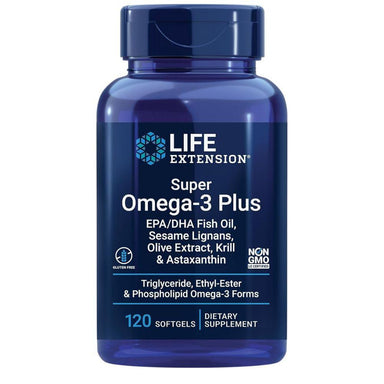 Life Extension Super Omega-3 Plus 120 Softgels 