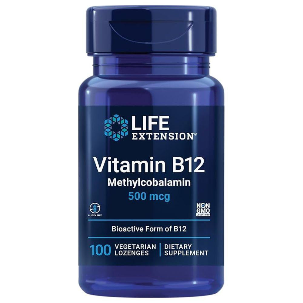  Life Extension Vitamin B12 500mcg 100 Tabs 