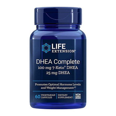  Life Extension DHEA Complete 100mg 7-Keto DHEA 25mg 60 Caps 