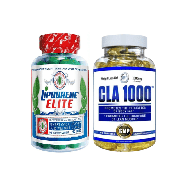 Hi-Tech Pharmaceuticals Lipodrene Elite & CLA Stack