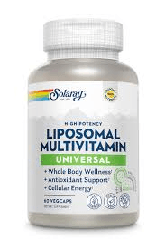  CLEARANCE: Solaray Liposomal Multivitamin Universal 60ct EXP 02/2026 