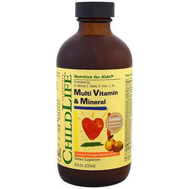  ChildLife Multi Vitamin and Mineral Natural Orange Mango 8 Fl Oz 