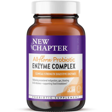  New Chapter All Flora Probiotic Enzyme Complex 90 Capsules 