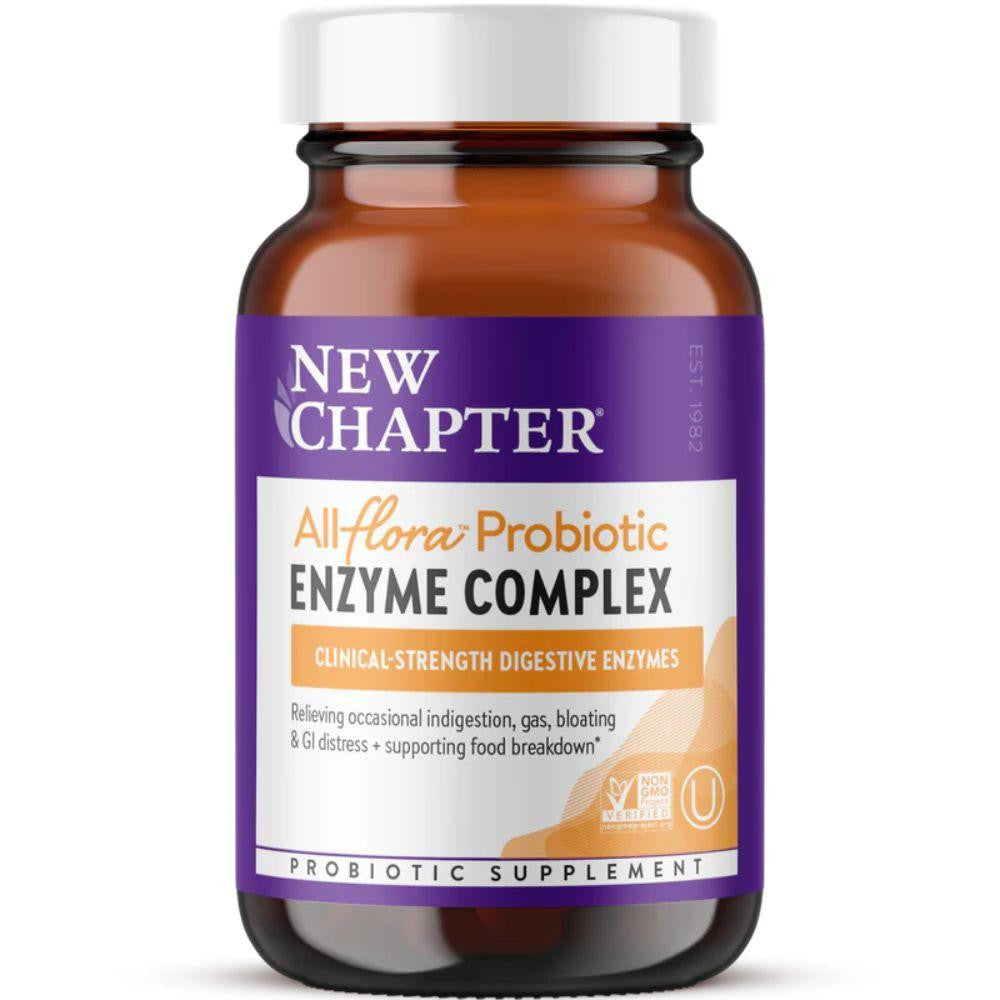  New Chapter All Flora Probiotic Enzyme Complex 90 Capsules 