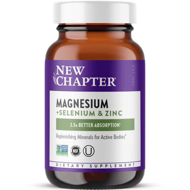  New Chapter Magnesium + Selenium & Zinc 30 Tablets 