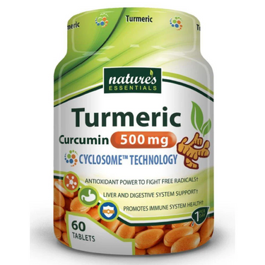 Nature's Essentials Curcumin Turmeric 500mg 120 Tablets
