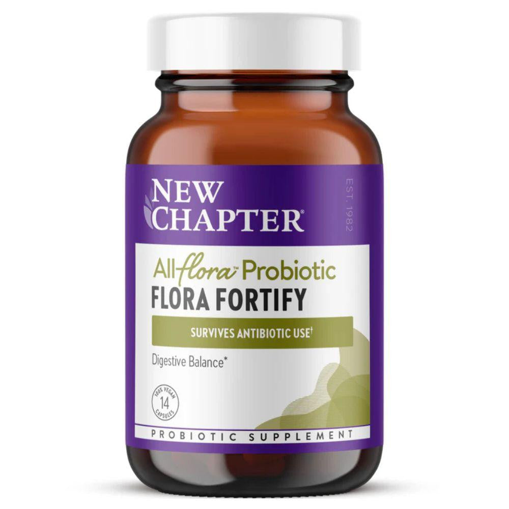  New Chapter All Flora Probiotic Flora Fortify 14 Capsules 