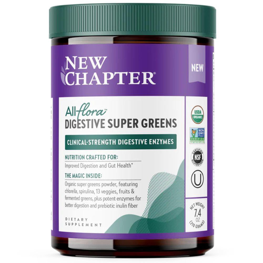  New Chapter All Flora Digestive Super Greens 30 Servings 