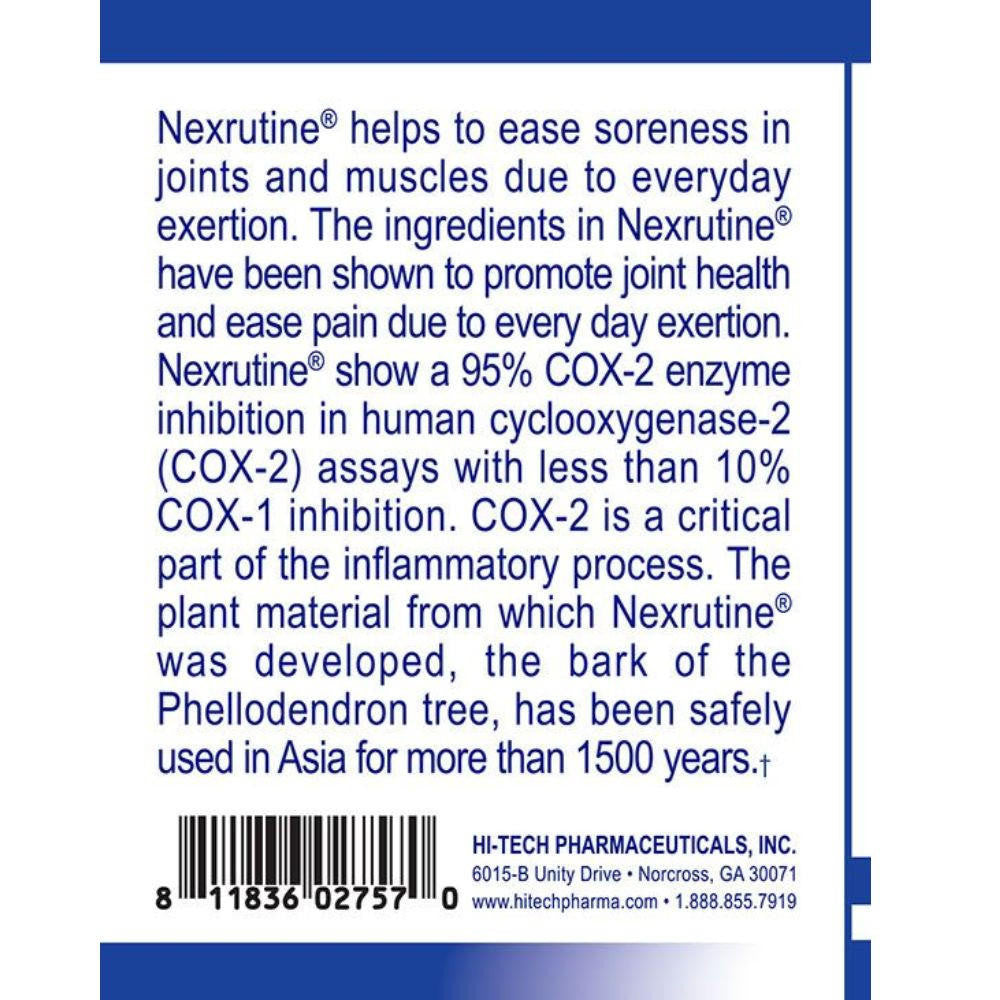  Hi-Tech Pharmaceuticals Nexrutine 60 Tablets 
