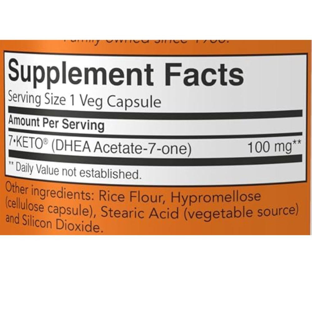 Now Foods 7-Keto Now Foods 100mg 120 Veg Caps 