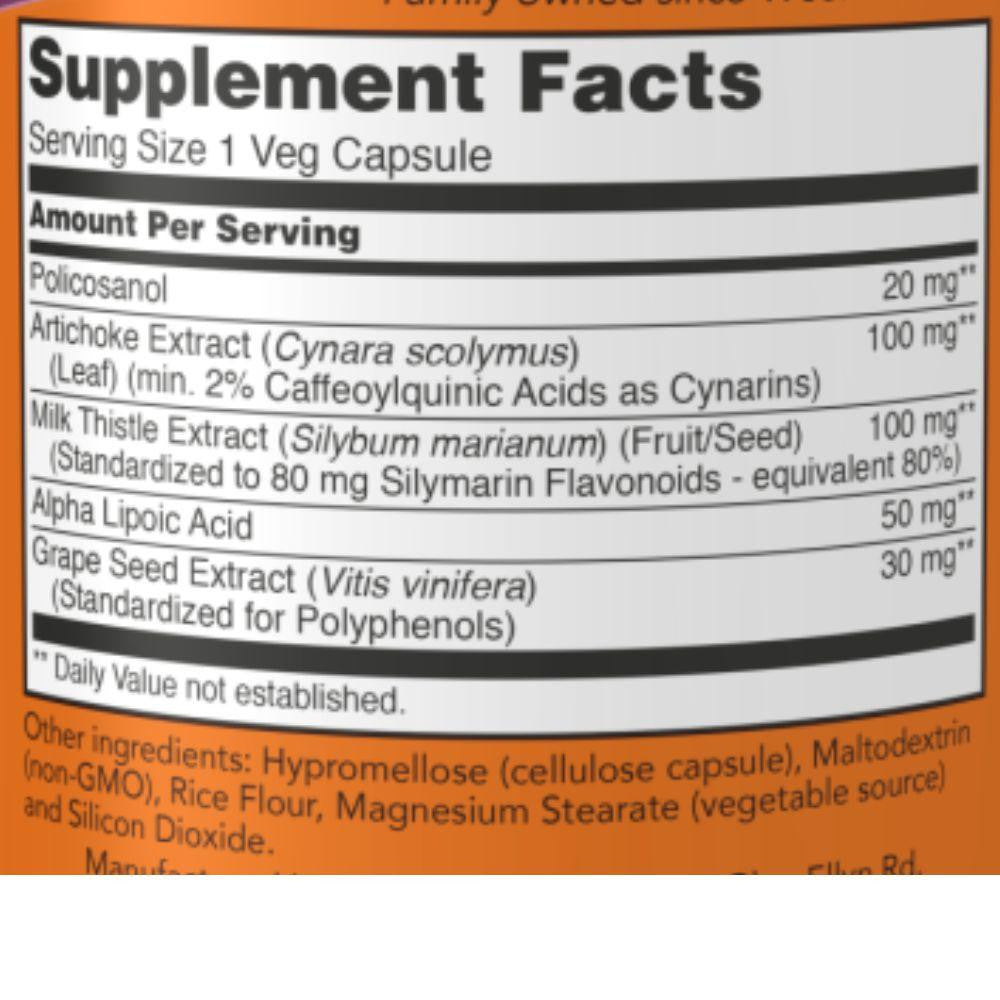  Now Foods Policosanol 20mg 90 Vege Caps 