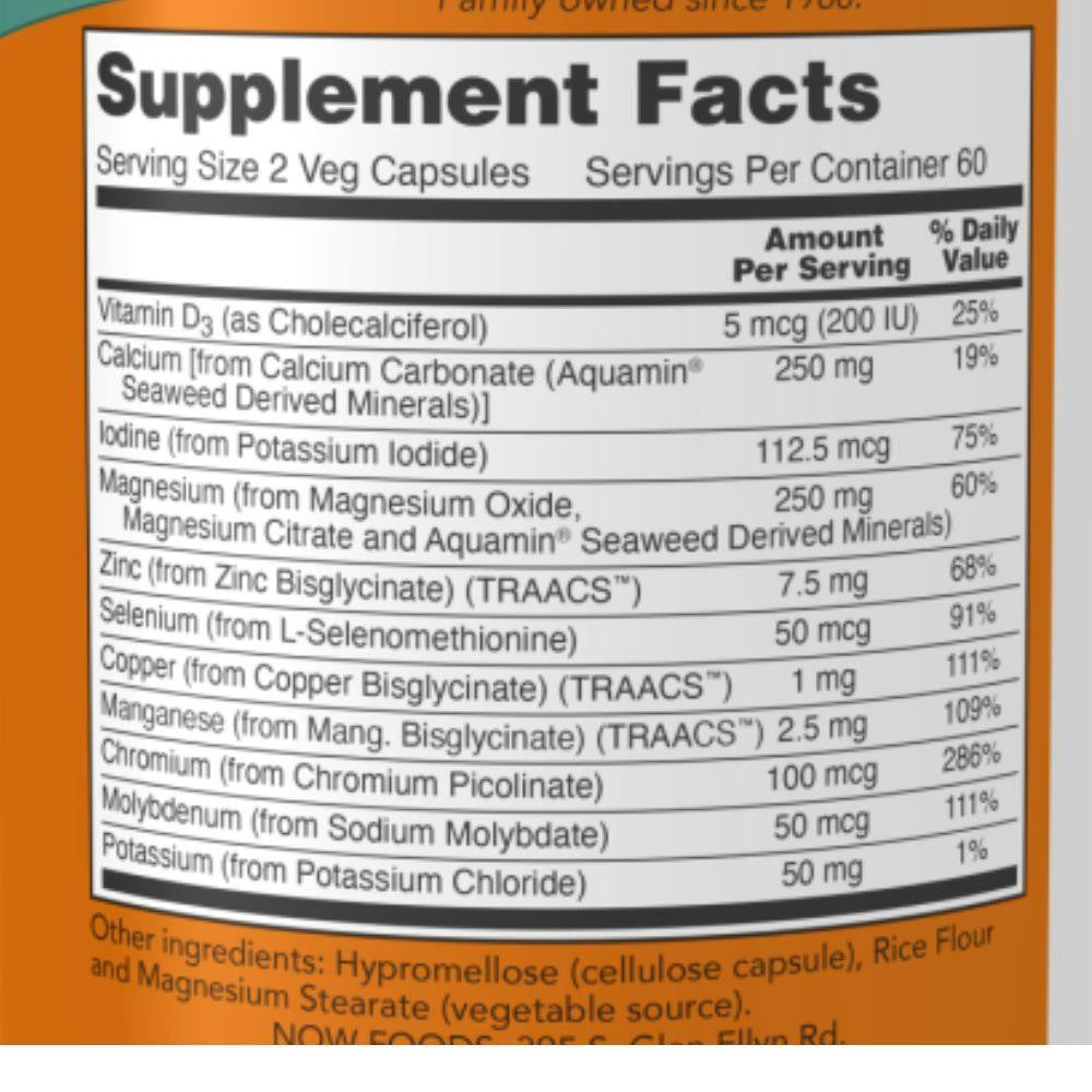  Now Foods Full Spectrum Minerals 120 Capsules 