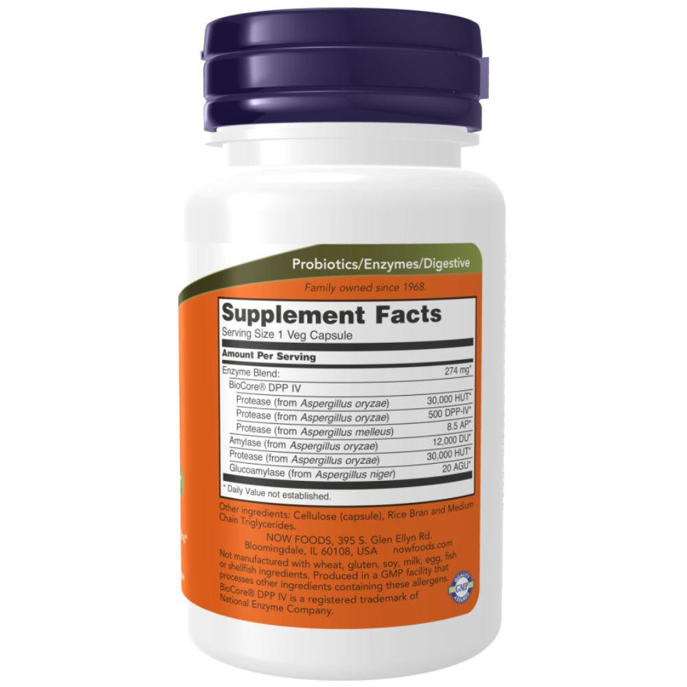  Now Foods Gluten Digest 60 Vege Caps 
