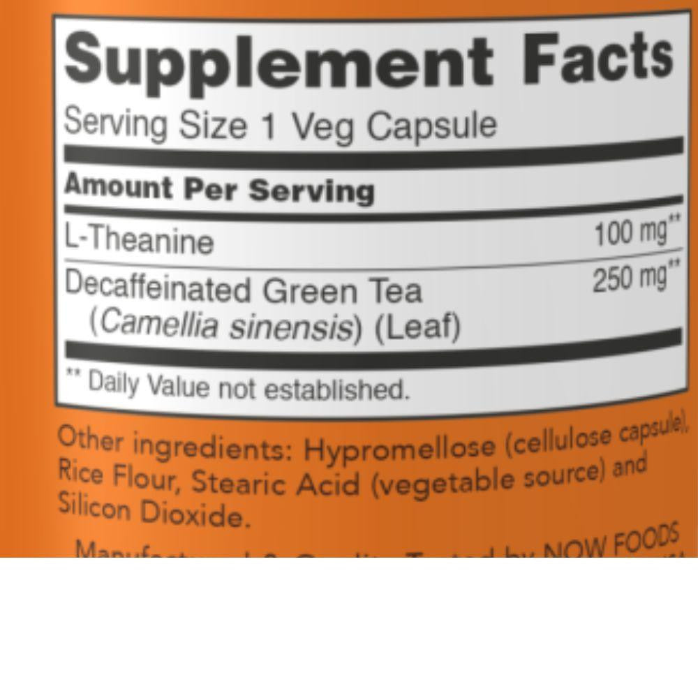  Now Foods L-Theanine 100mg 90VC 