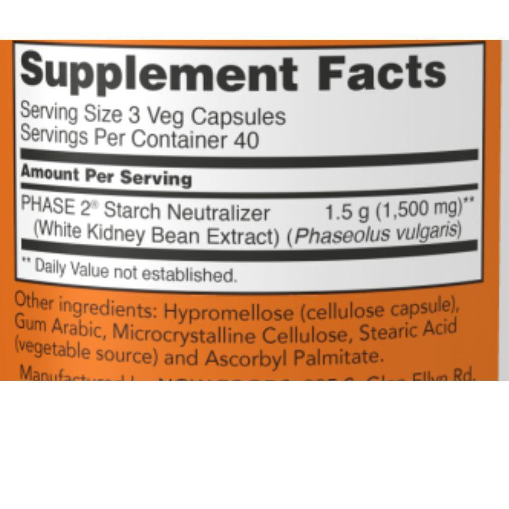  Now Foods Phase-2 500Mg 120 Capsules 