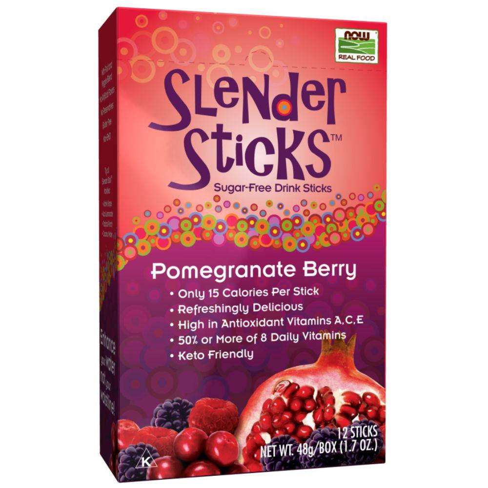  Now Foods Pomegranate Berry Slender Sticks 12 Pack 