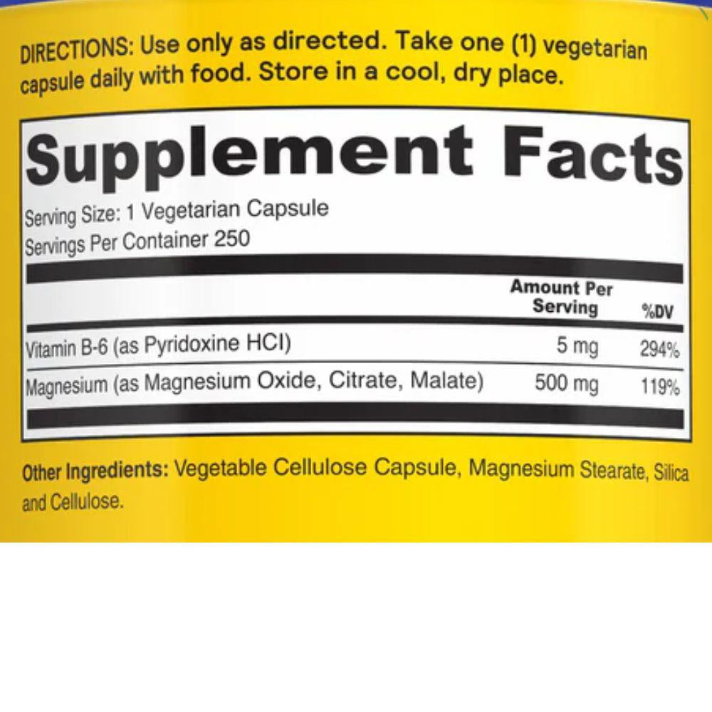 Natures Life Nature's Life Renewing Magnesium 500mg 250 Capsules 